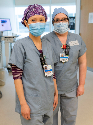 Hayley Tuon and Selena Loiselle