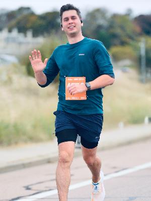 Photo from my first half-marathon race