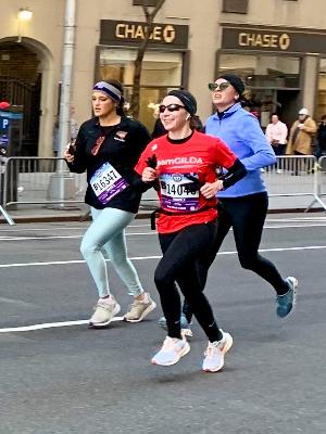 Emma Running the NYC Half Marathon